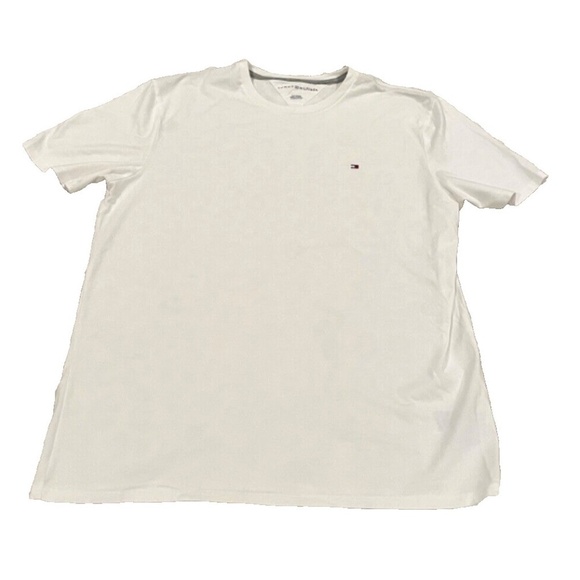 Tommy Hilfiger Classic White Men's Logo T-shirt; Size XL - Picture 1 of 5
